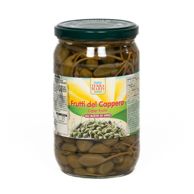 Capperi C Gambo In Aceto 720g
